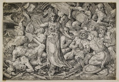 Victoria Surrounded by Prisoners and Trophies by Frans Floris